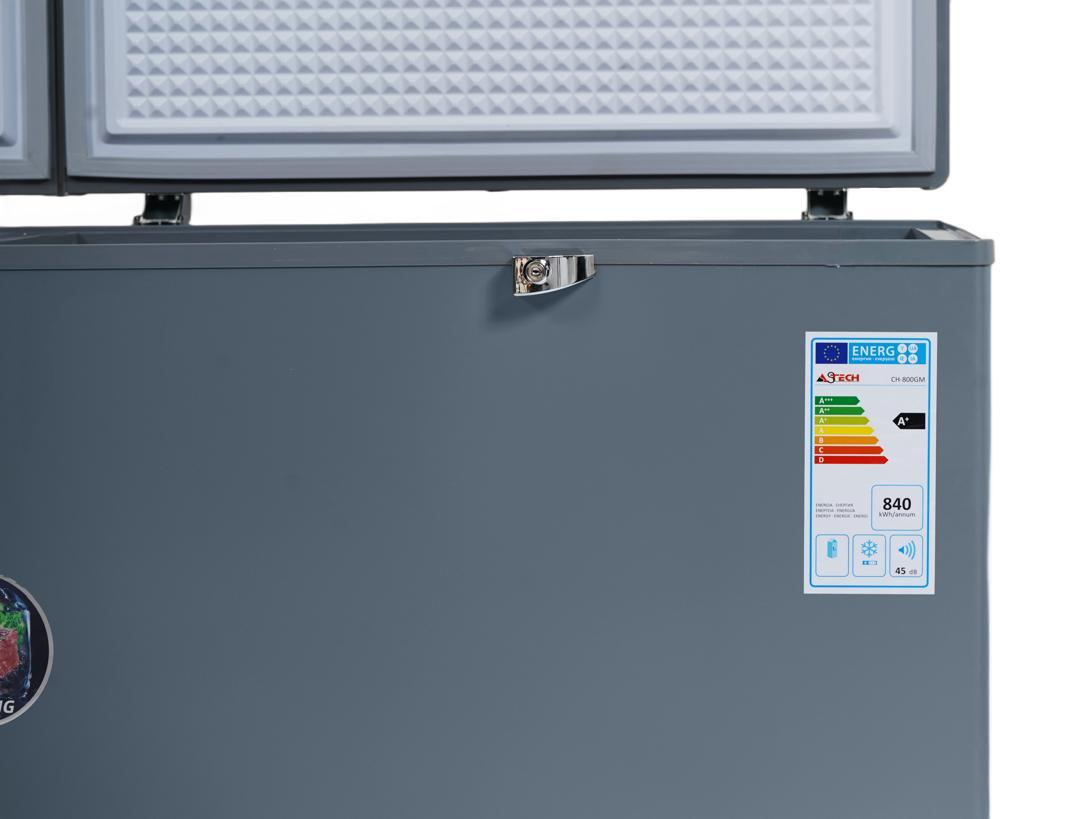 CONGELATEUR ASTECH HORIZONTAL 700LITRES GRIS CH700GM