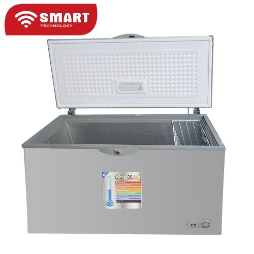 CONGELATEUR SMART TECHNOLOGY HORIZONTAL 350LITRES GRIS STCC320