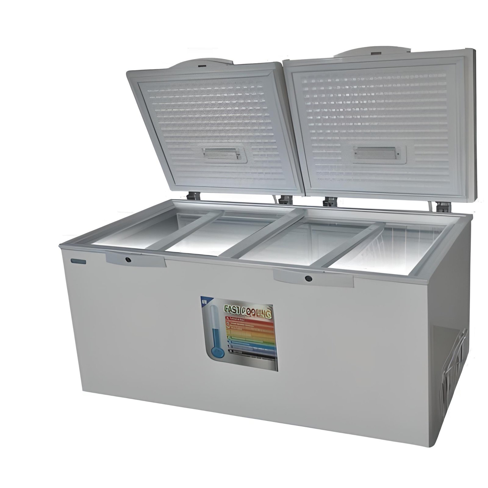 CONGELATEUR SMART TECHNOLOGY HORIZONTAL 700LITRES AVEC VITRE GRIS STCC720V