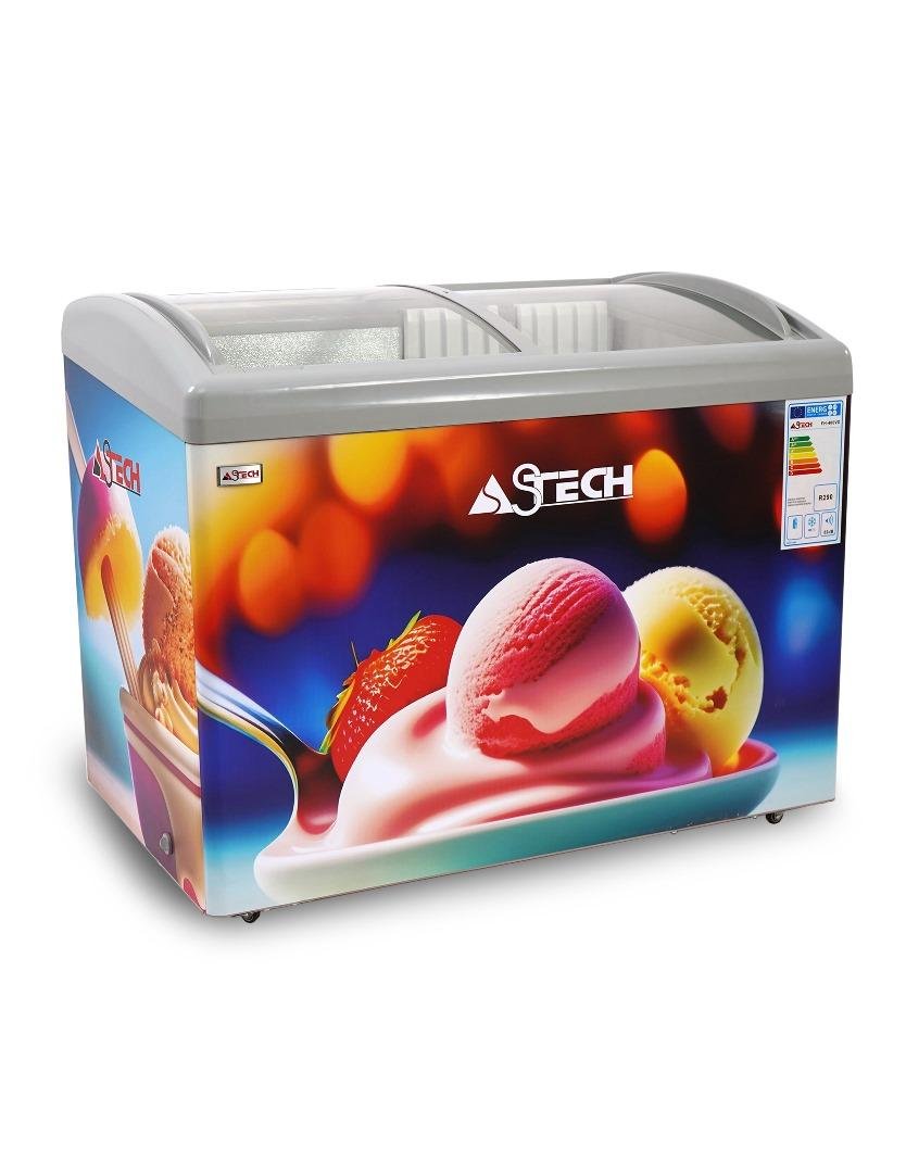 CONGÉLATEUR ASTECH HORIZONTAL 400 LITRES VITRINE FH400VD