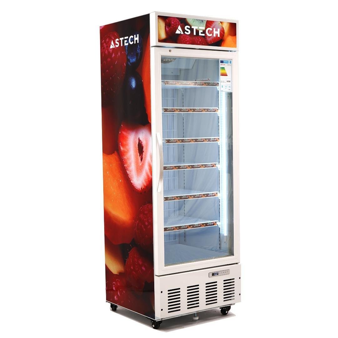 CONGÉLATEUR ASTECH VERTICAL 424 LITRES 7 TIROIRS VITRINE NOFROST VC503FAA