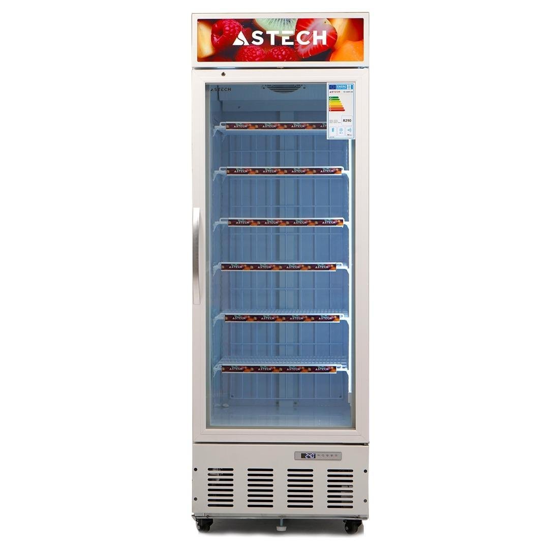CONGÉLATEUR ASTECH VERTICAL 424 LITRES 7 TIROIRS VITRINE NOFROST VC503FAA