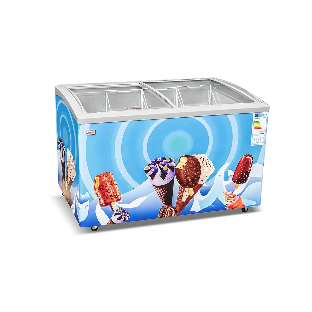 CONGELATEUR ASTECH HORIZONTAL 500LITRES VITRINE FH500VL/FH500SC/LPAA