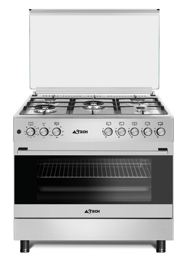 Cuisinière Astech 5 Feux 90X60 CK92 CR