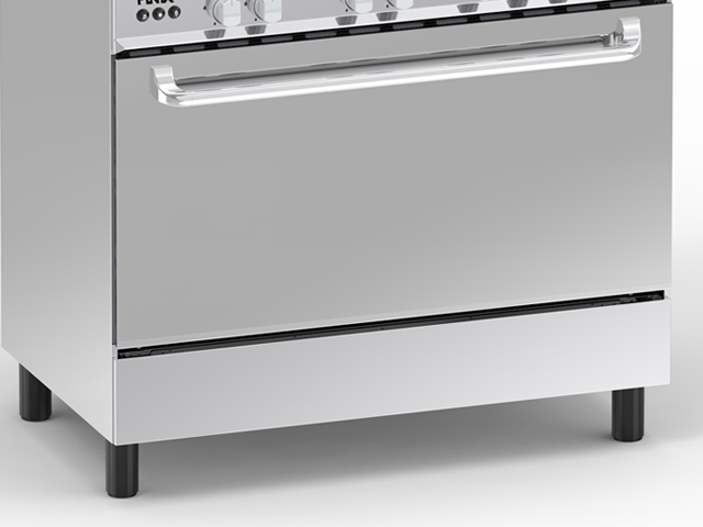 CUISINIERE FINIX 5FEUX 90X60 INOX G95NDM (62V12T2G1X)