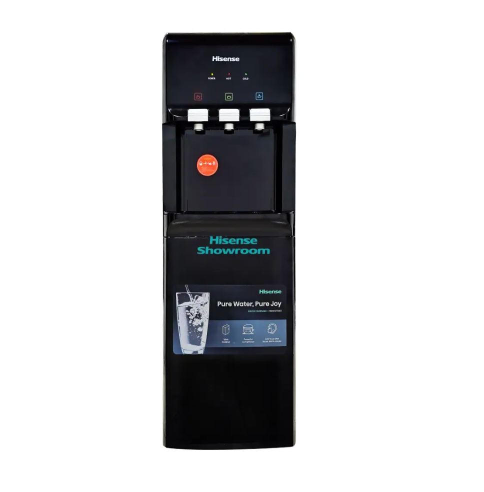 FONTAINE HISENSE AVEC FRIGO NOIR H96WDTB3S1R