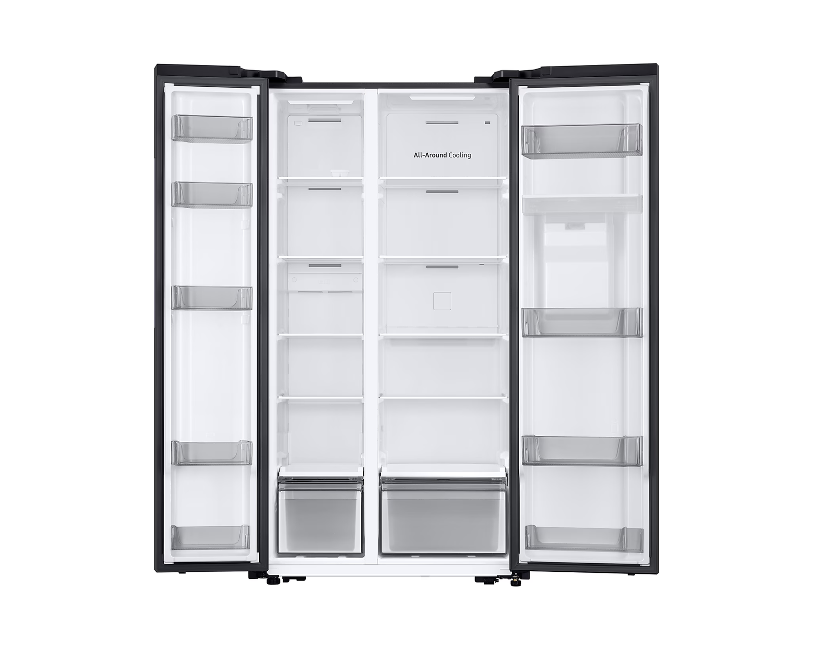 REFRIGERATEUR SAMSUNG SIDE BY SIDE 2PORTES AVEC FONTAINE 578L NOIR MAT RS57DG4100B4