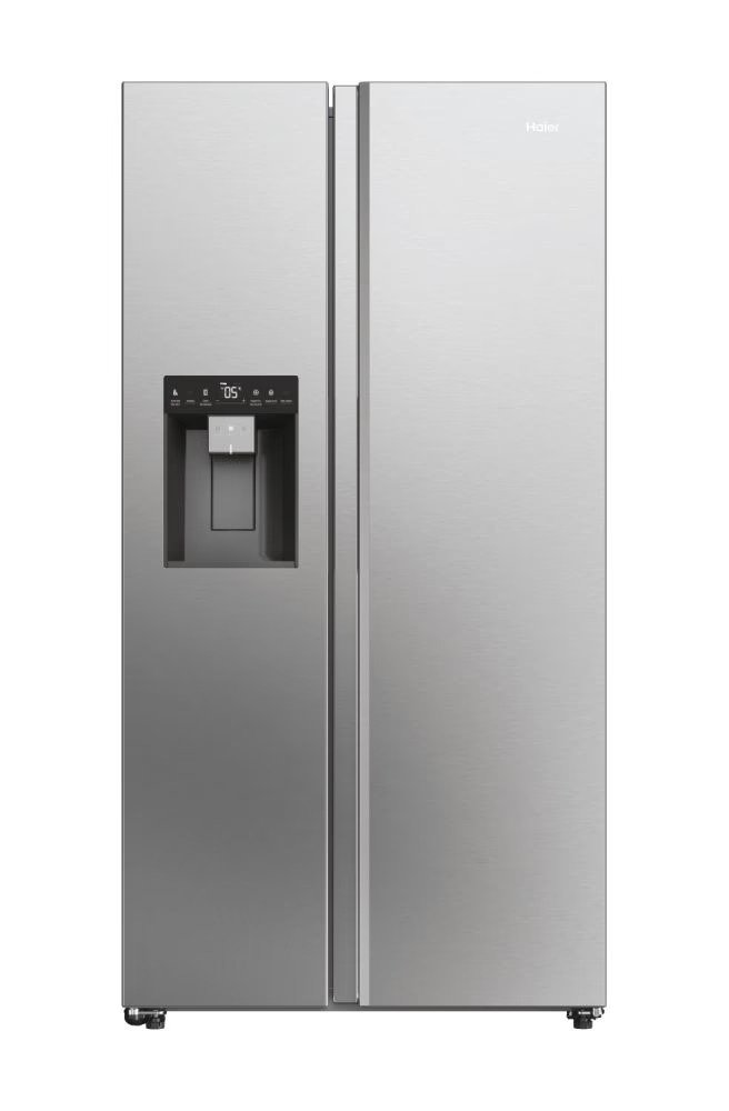 REFRIGERATEUR HAIER SIDE BY SIDE 2PORTES DISTRIBUTEUR GLACON GRIS HSW59F18EIMM