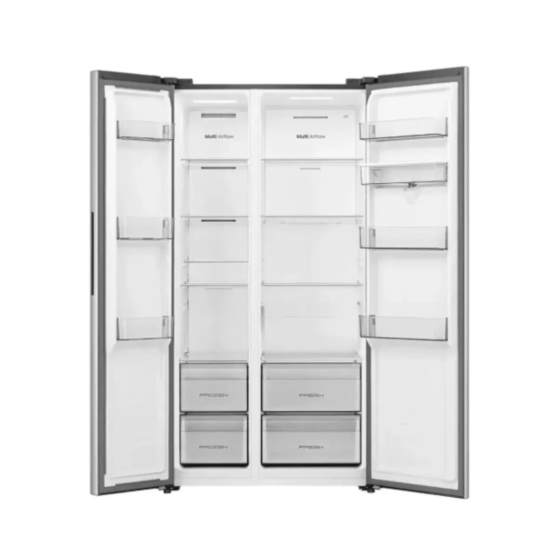 REFRIGERATEUR ELACTRON SIDE BY SIDE 2PORTES AVEC DISTRIBUTEUR EAU INOX EL55BSX