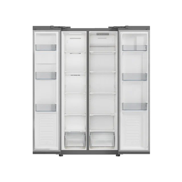 REFRIGERATEUR HISENSE SIDE BY SIDE 2PORTES 428LITRES INVERTER INOX RC55WS4SA