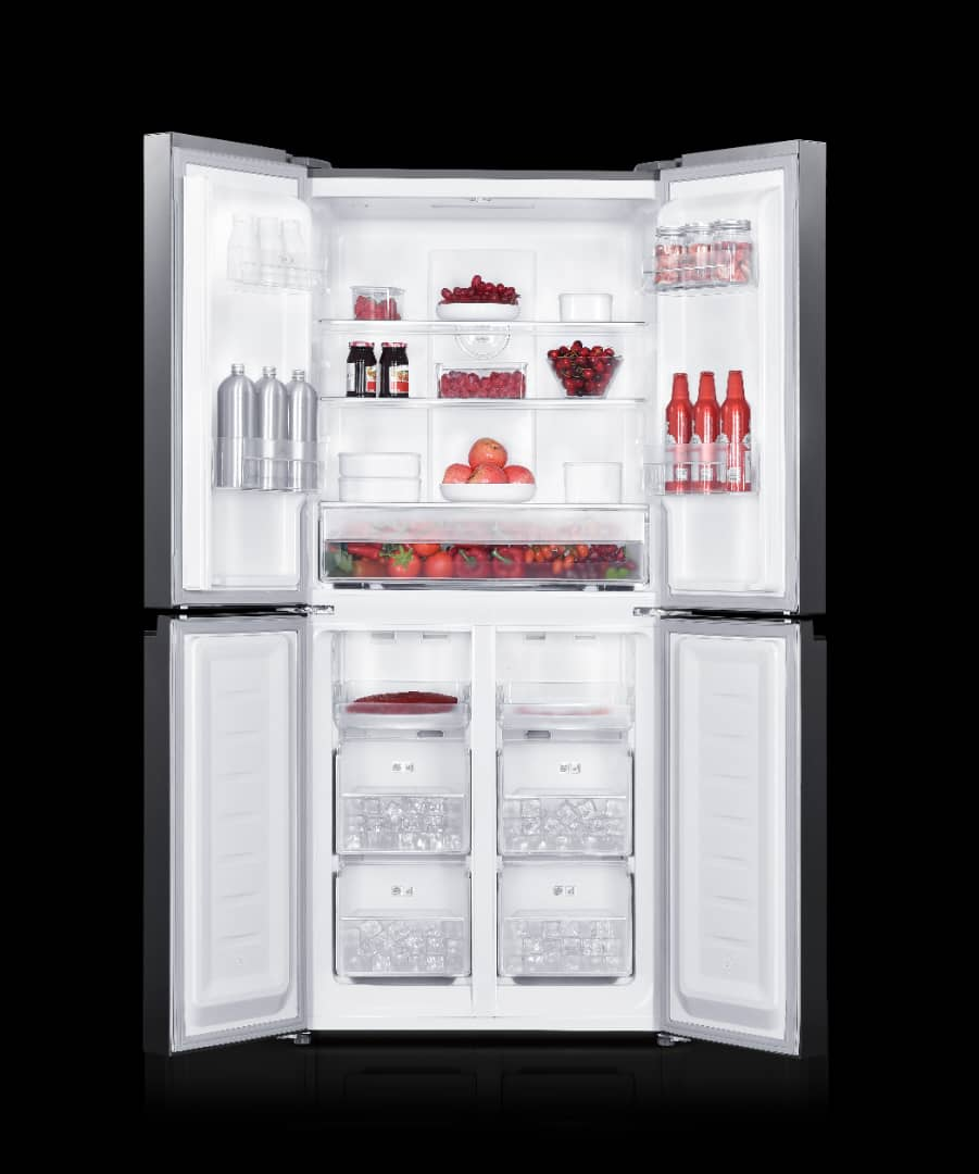 REFRIGERATEUR ELACTRON SIDE BY SIDE 4PORTES GRIS EL57