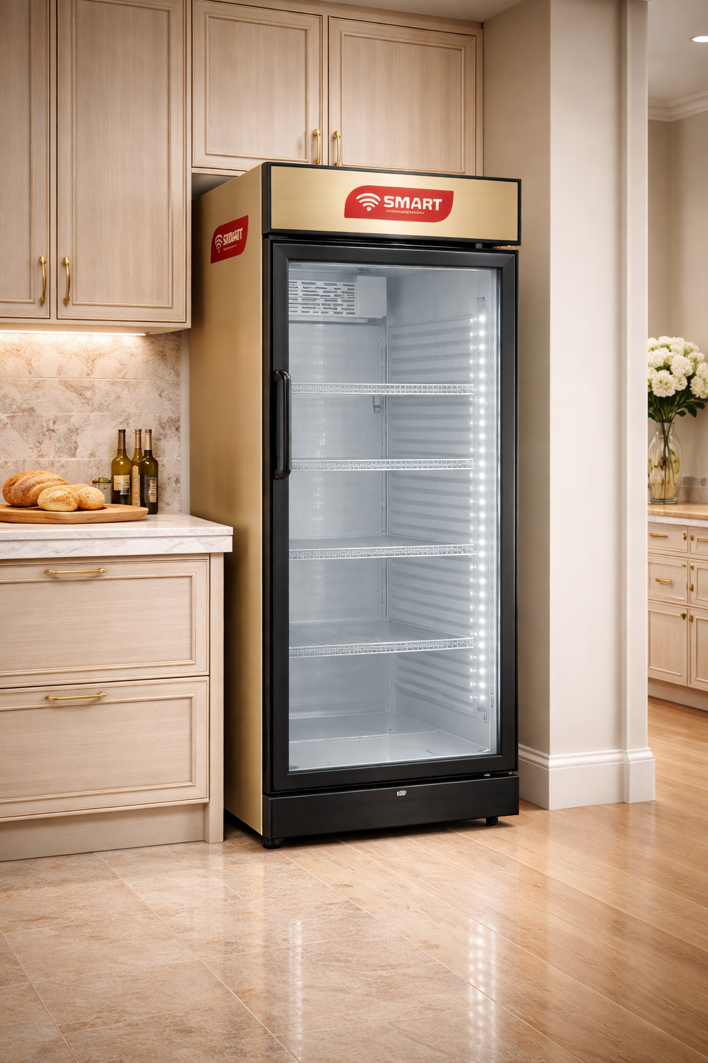 REFRIGERATEUR SMART TECHNOLOGY VERTICAL VITRINE 1PORTE 380LITRES STCDV890