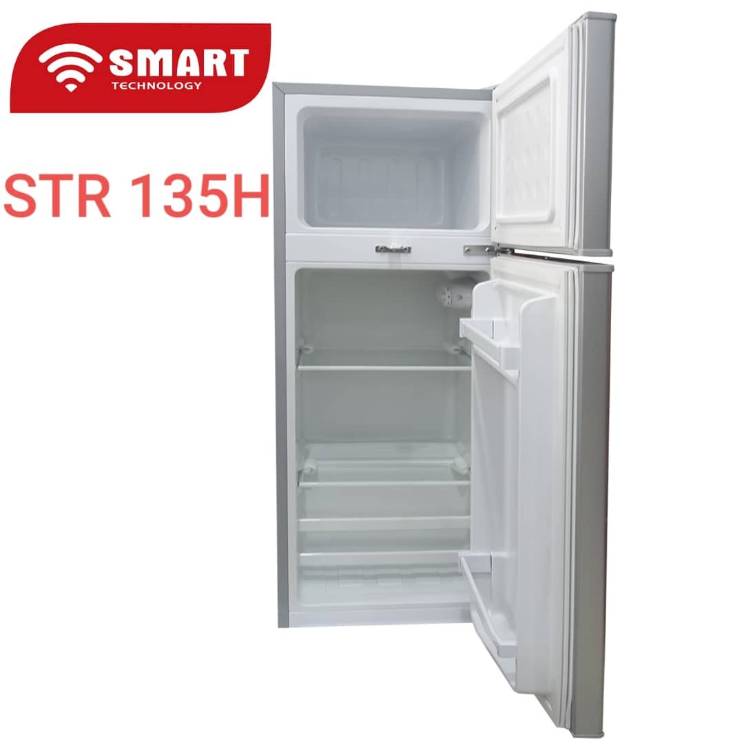REFRIGERATEUR SMART TECHNOLOGY BAR 2PORTES 100LITRES GRIS STR135H