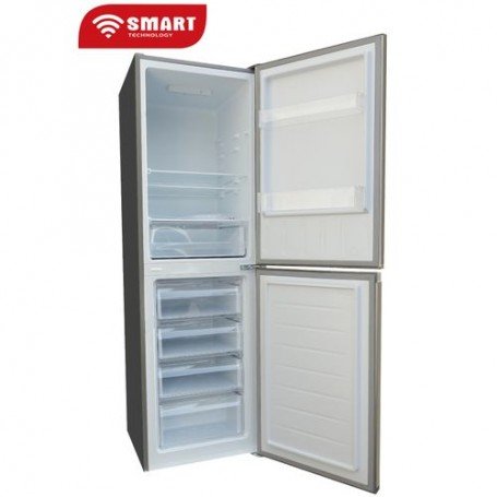 REFRIGERATEUR SMART TECHNOLOGY COMBINE 4TIROIRS 253LITRES GRIS STCB304M