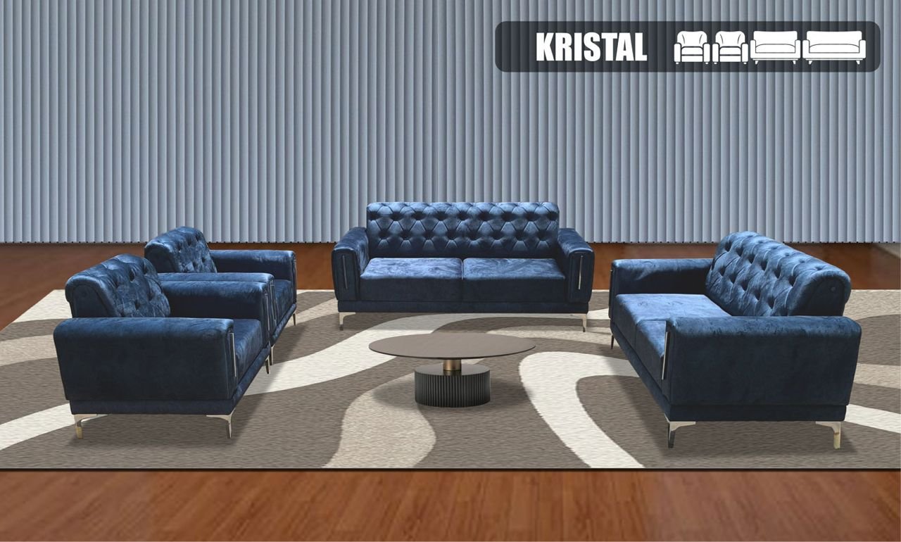 SALON CANAPÉ 7 PLACES COULEUR AU CHOIX KRISTAL