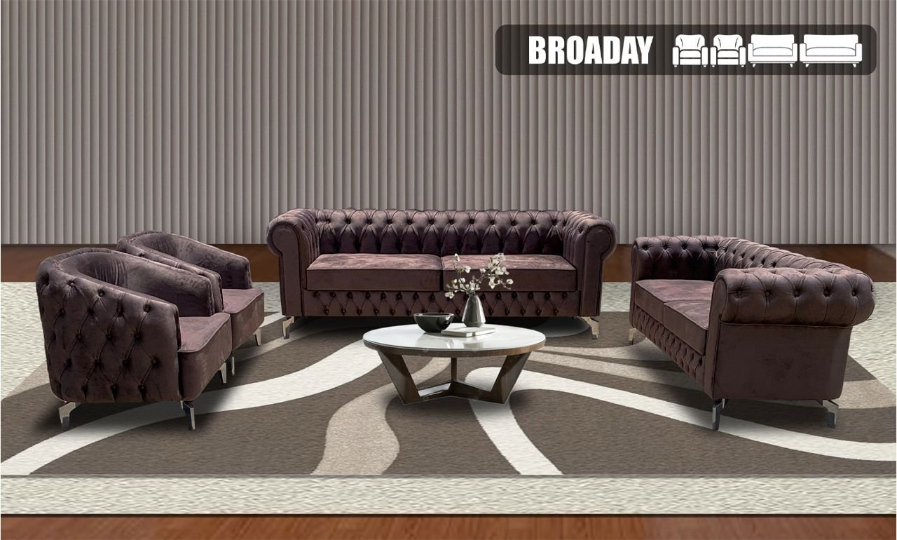 SALON CANAPÉ 7 PLACES COULEUR AU CHOIX BROADWAY