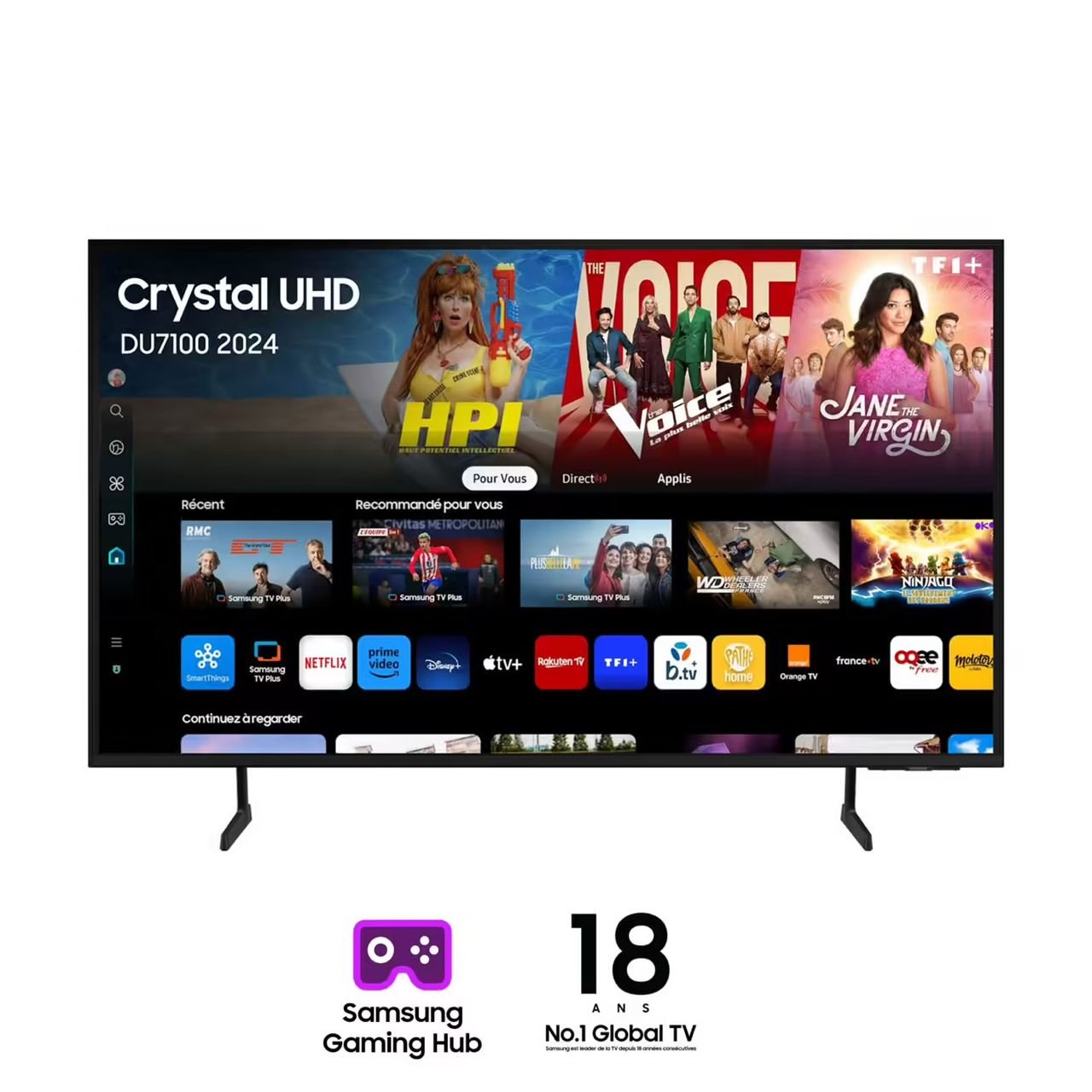 TELEVISEUR SAMSUNG 85'' SMART ANDROID 85DU7100U