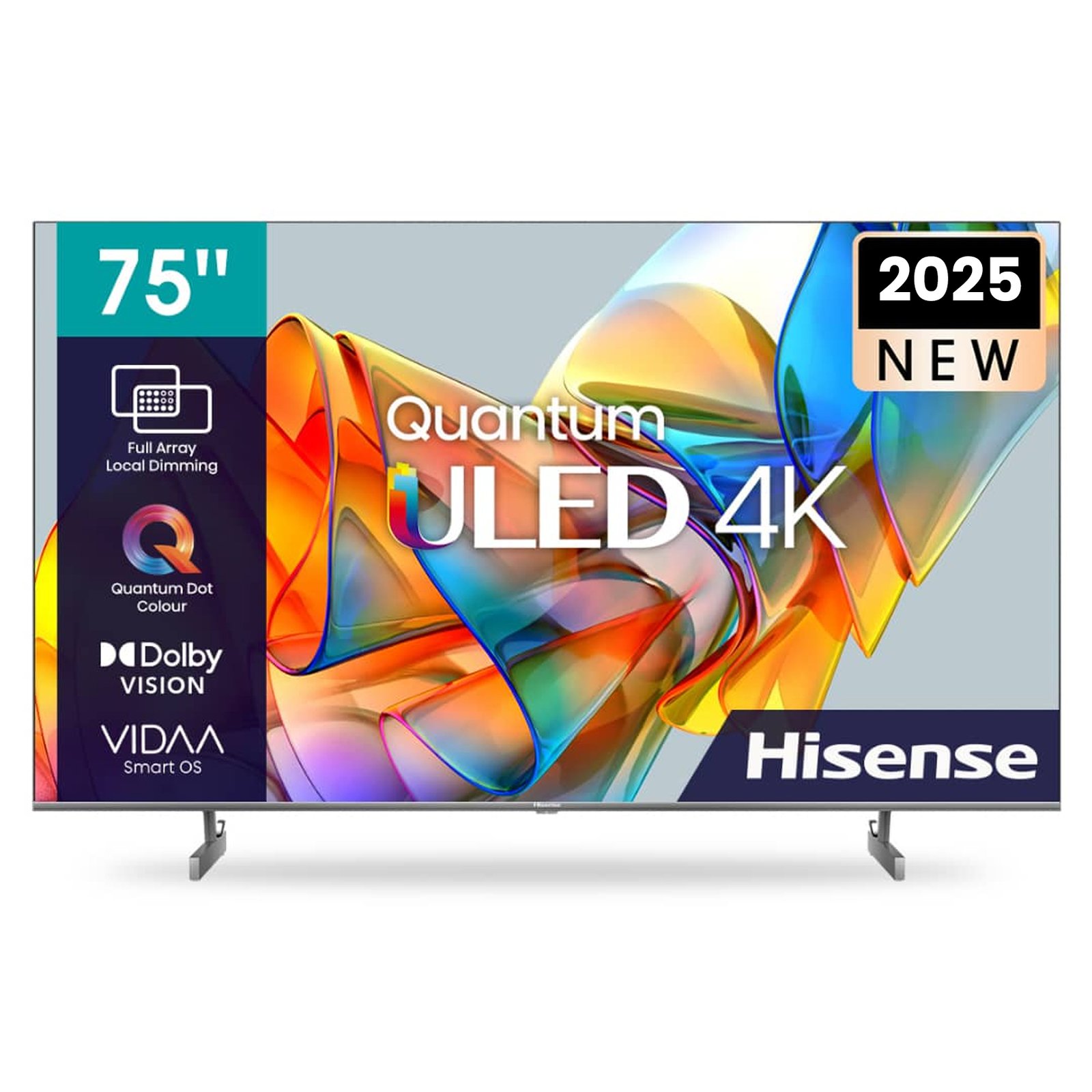 TELEVISEUR HISENSE 75"'SMART VIDAA ULED QUANTUM DOT 4K 75U7N