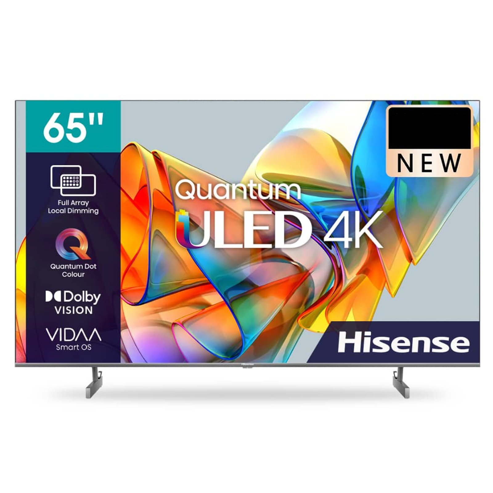 TELEVISEUR HISENSE 65'' ULED SMART VIDAA QUANTUM DOT 4K 65U7H