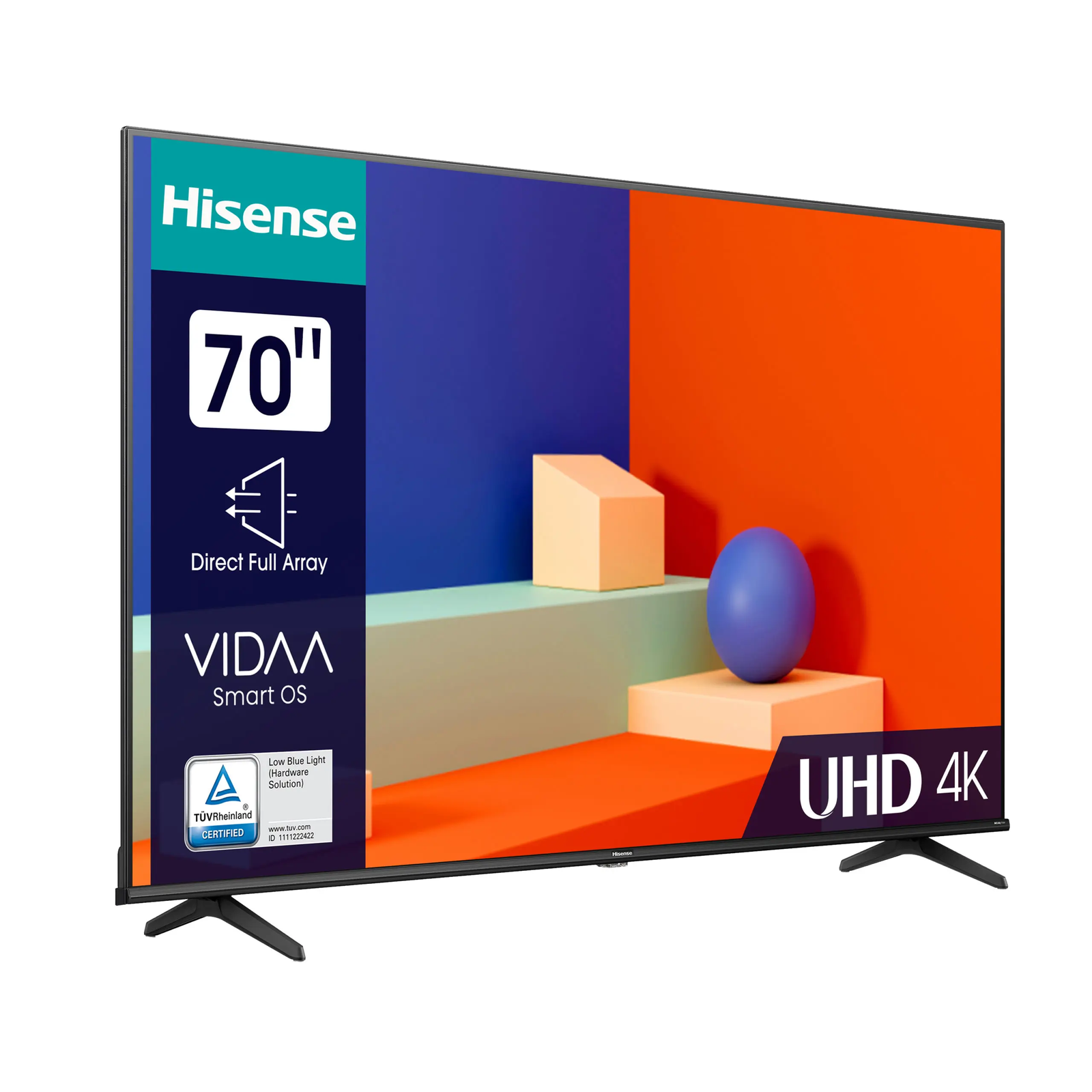TELEVISEUR HISENSE 70'' LED SMART UHD 4K 70A6K
