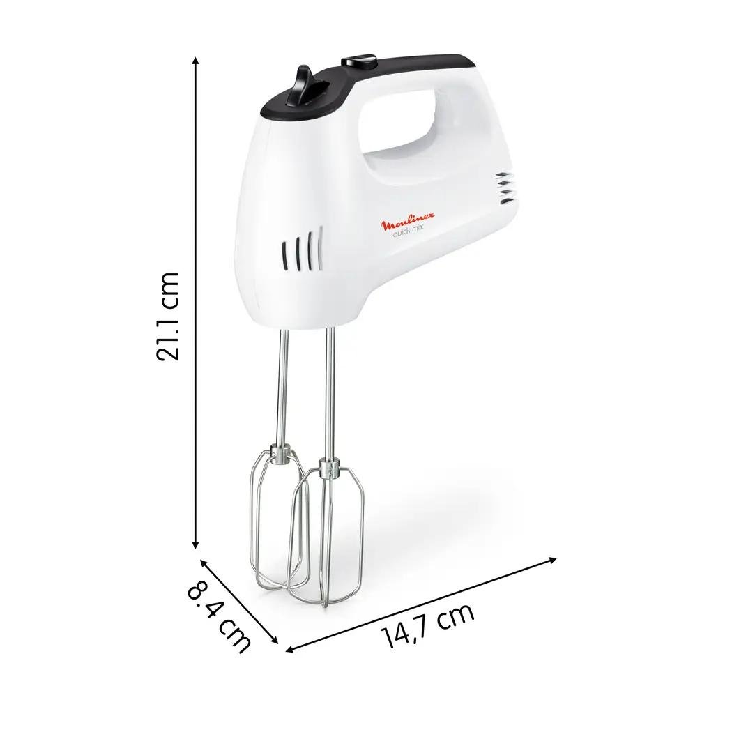 BATTEUR ÉLECTRIQUE BLANC COMPACT