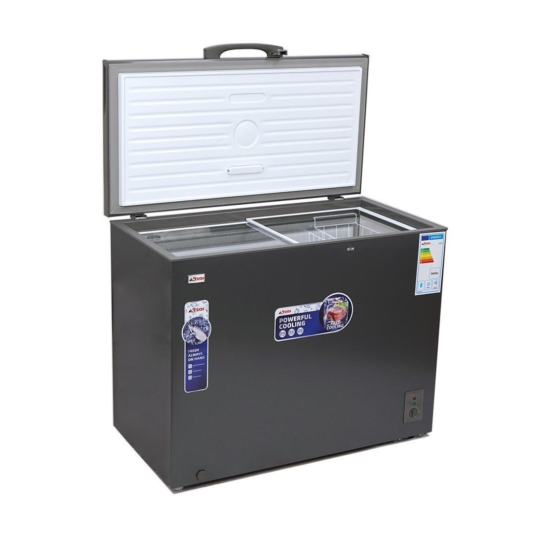 CONGÉLATEUR COFFRE NOIR 300L