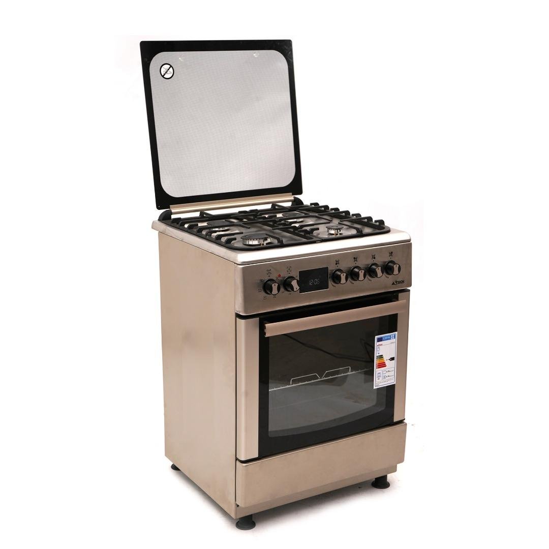 CUISINIÈRE BEIGE PREMIUM 4 GAZ + FOUR