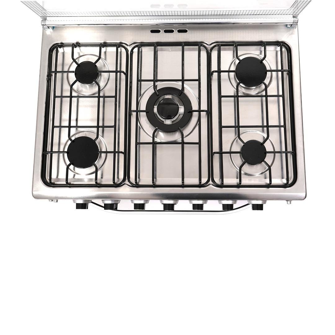 PLAQUE DE CUISSON GAZ 5 FEUX PROFESSIONNELLE